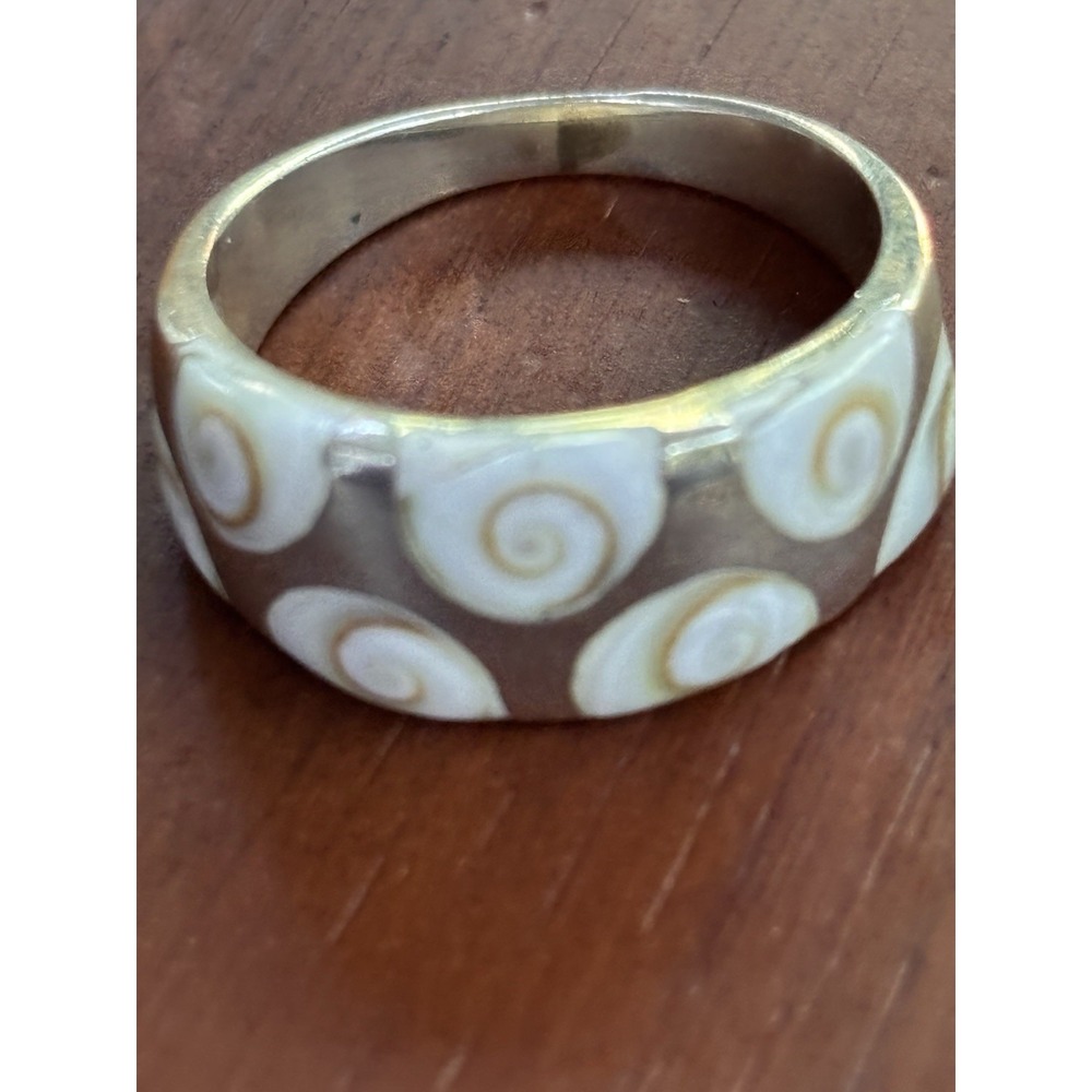 925 Sterling Silver, Solid Silver, Unisex, Shivas Eye Ring Size 8